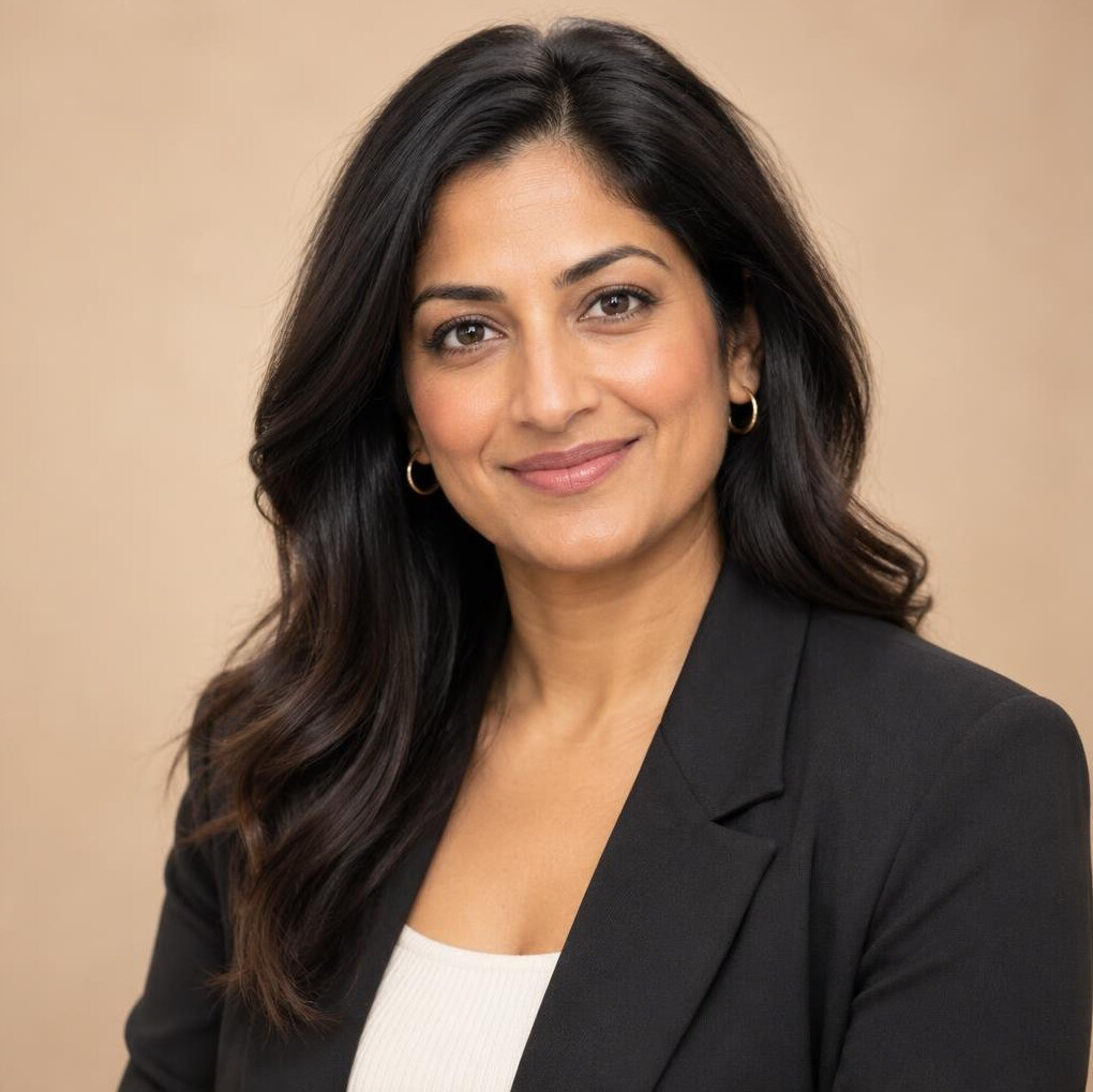 Portrait of a South Asian British woman, executive producer